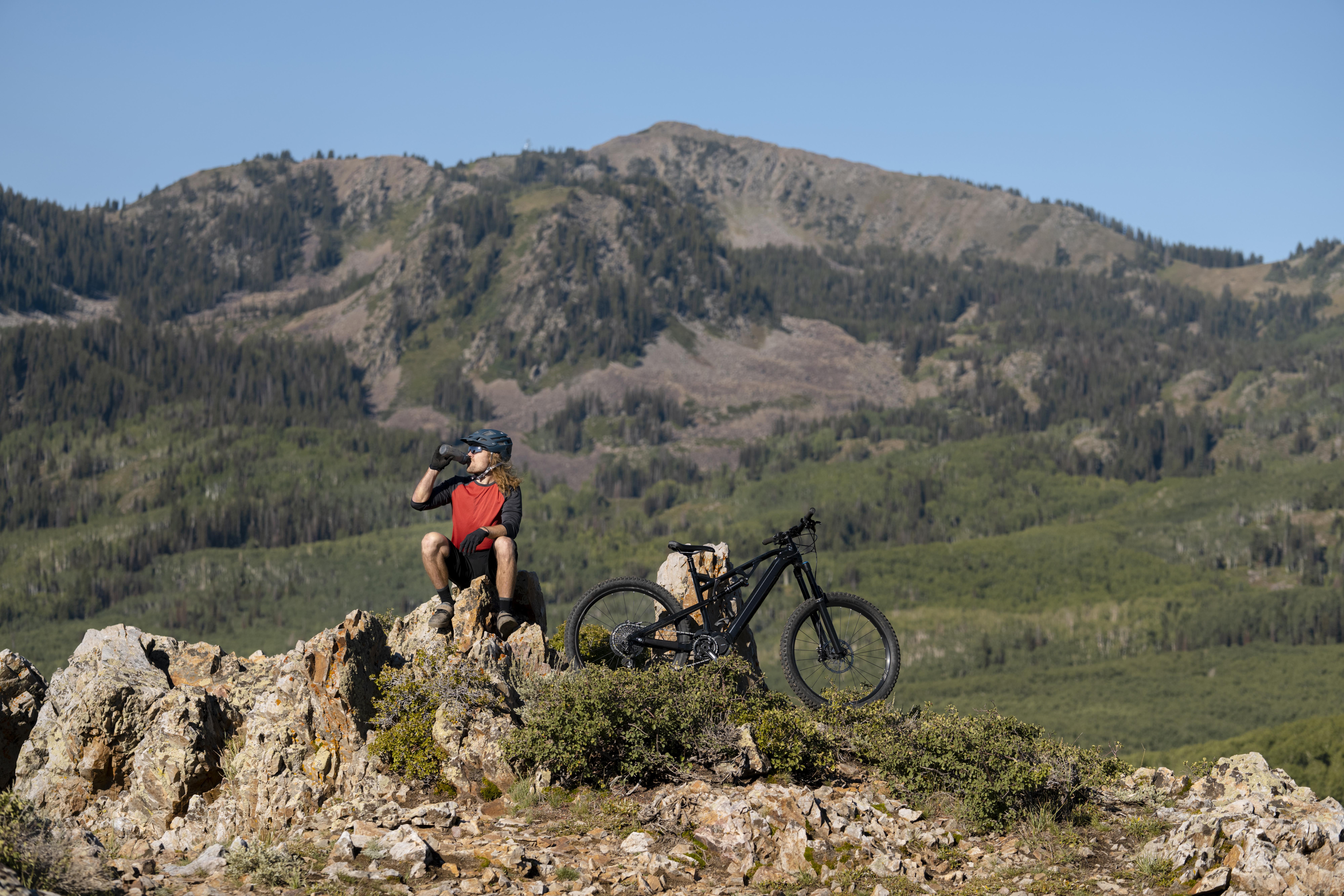 VTT enduro single track Chinaillon bike park